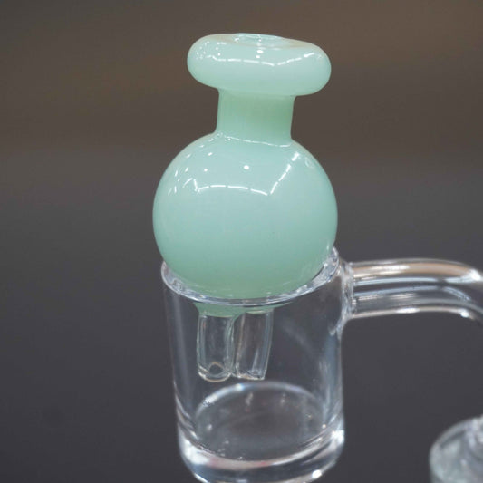 Bubble carb cap