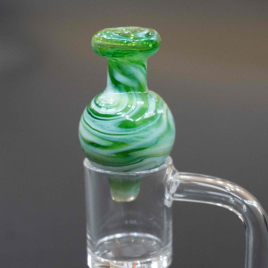 Bubble carb cap