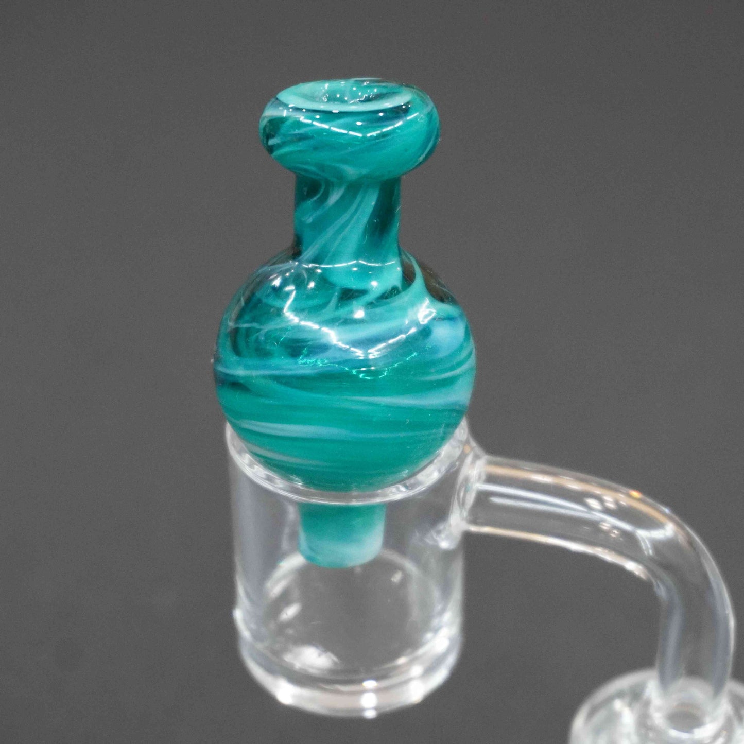Bubble carb cap