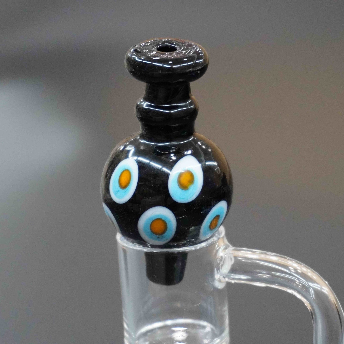 Bubble carb cap