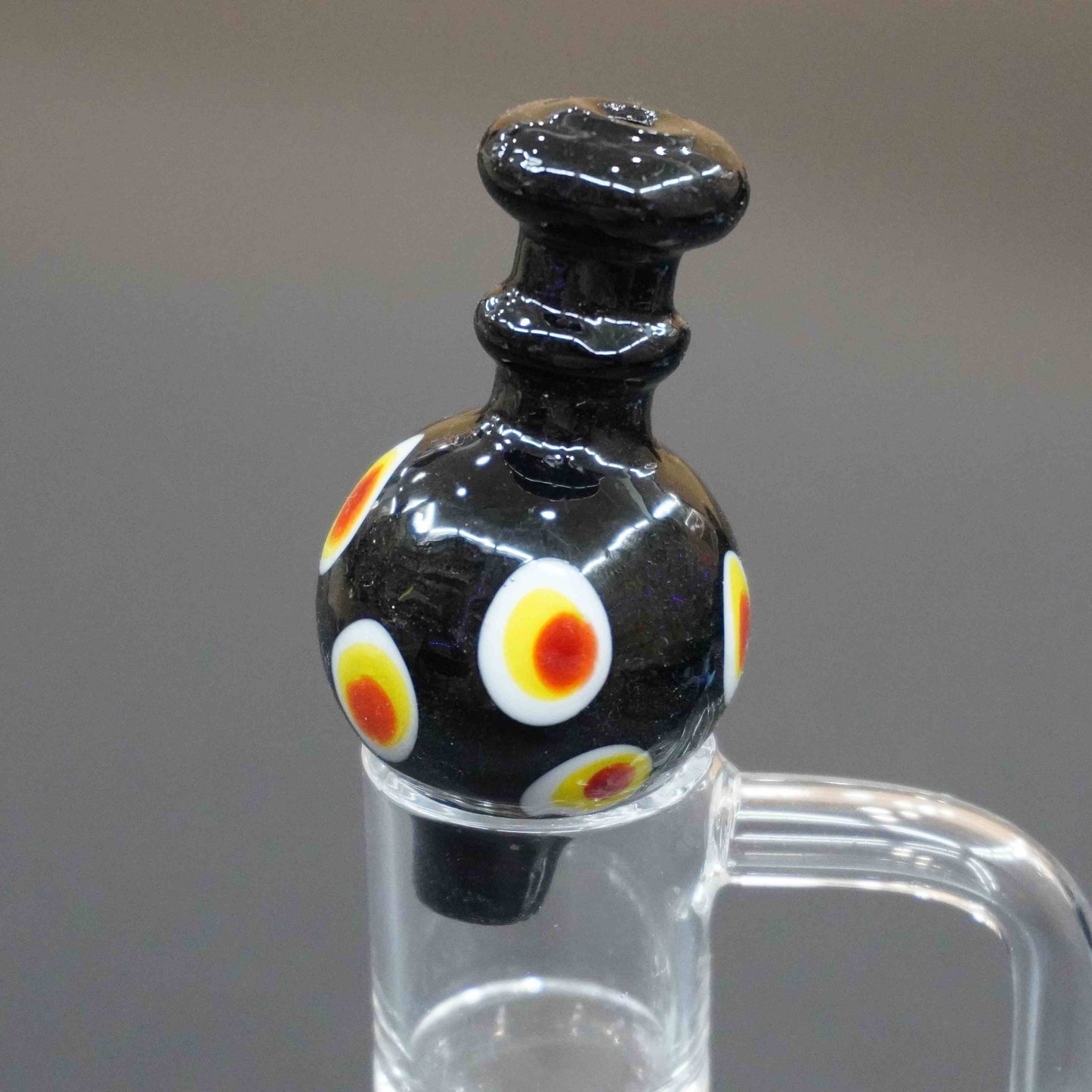 Bubble carb cap