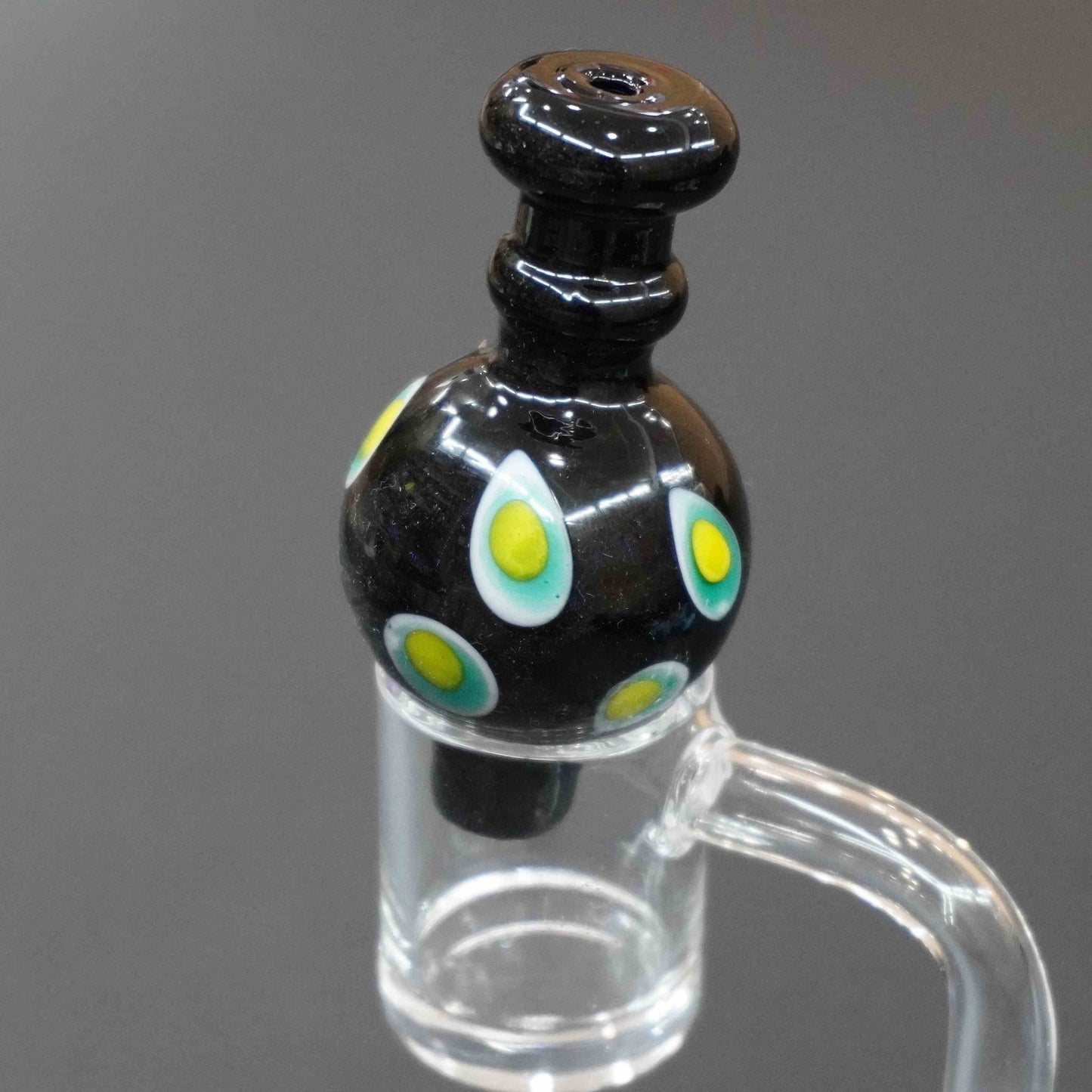 Bubble carb cap