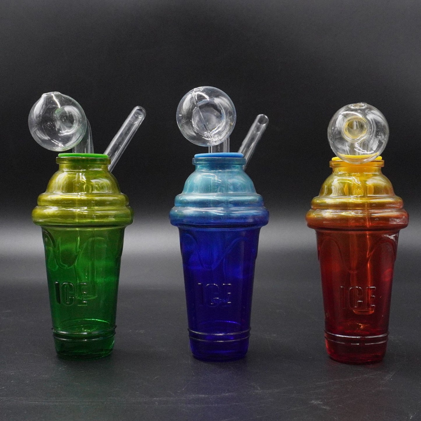"Chill Out" Slushie Cup Novelty Glass Burner Pipe