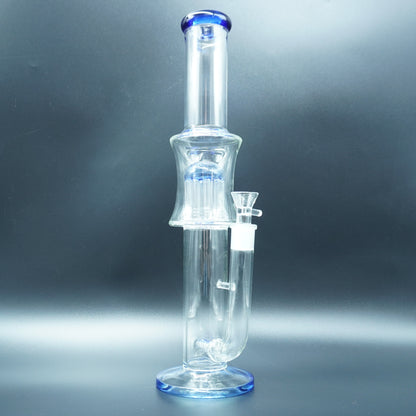 Cobalt Tower Straight Tube Bong