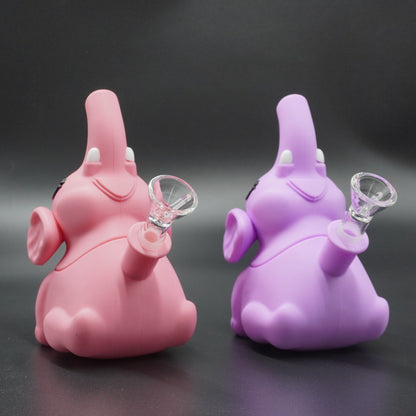 Cute Elephant Silicone Water Pipe
