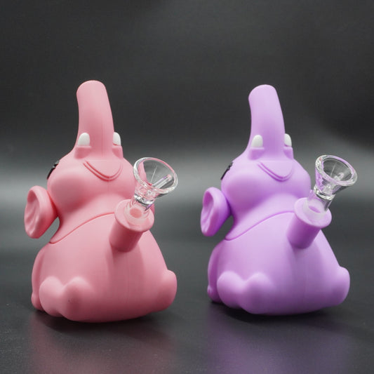 Cute Elephant Silicone Water Pipe