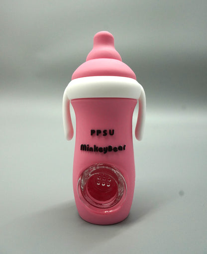 Baby Bottle Silicon Hand Pipe