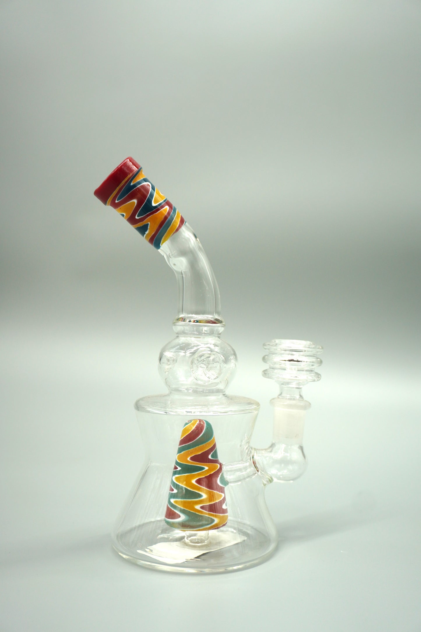 Bend Mouth Piece Colorful Candy Bong