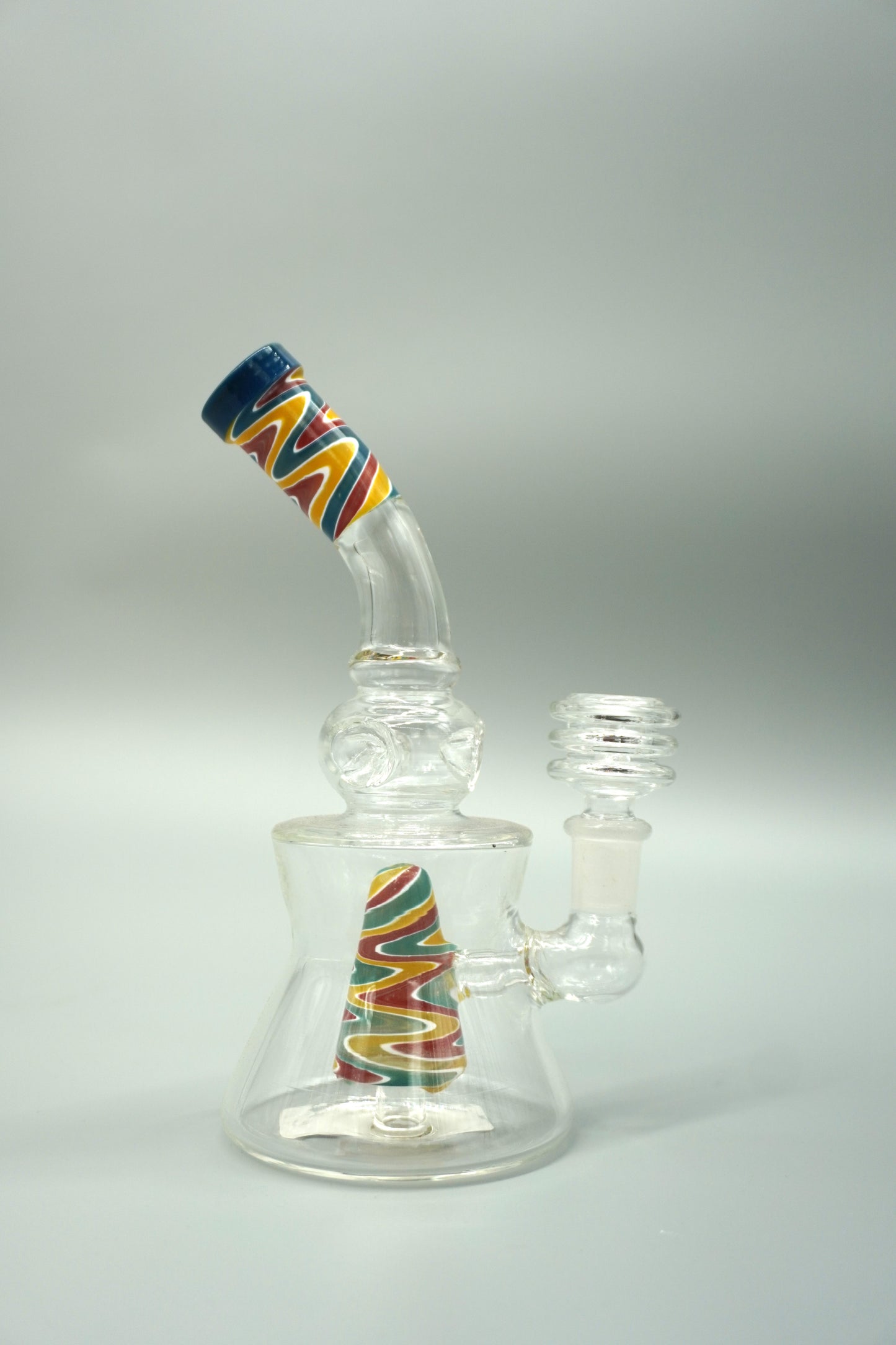 Bend Mouth Piece Colorful Candy Bong