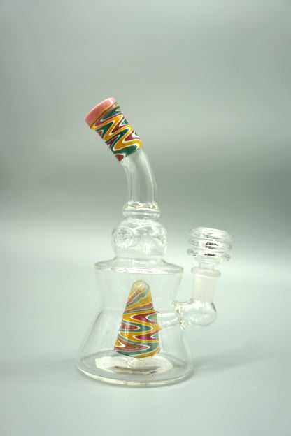 Bend Mouth Piece Colorful Candy Bong