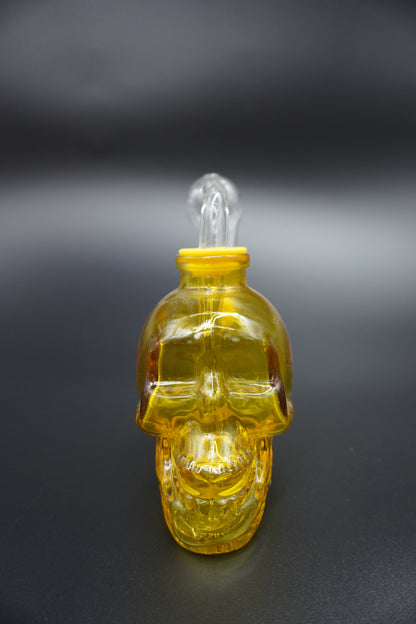 Glass Skull Oil Burner Pipe