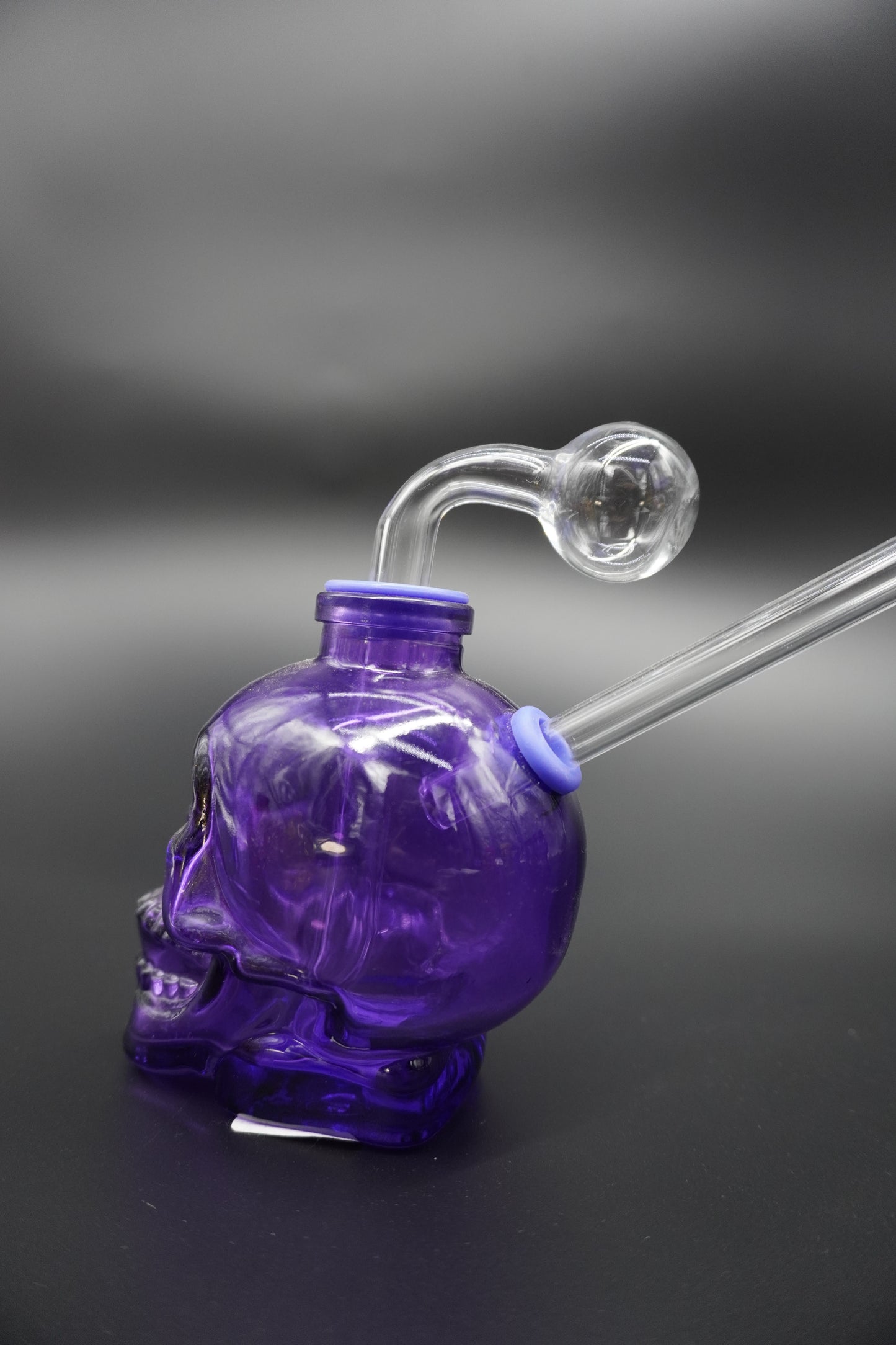 Glass Skull Oil Burner Pipe