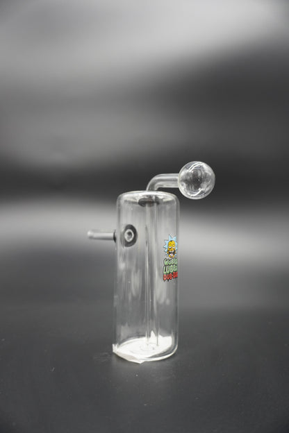 Clear Glass Cylinder Oil Burner Pipe