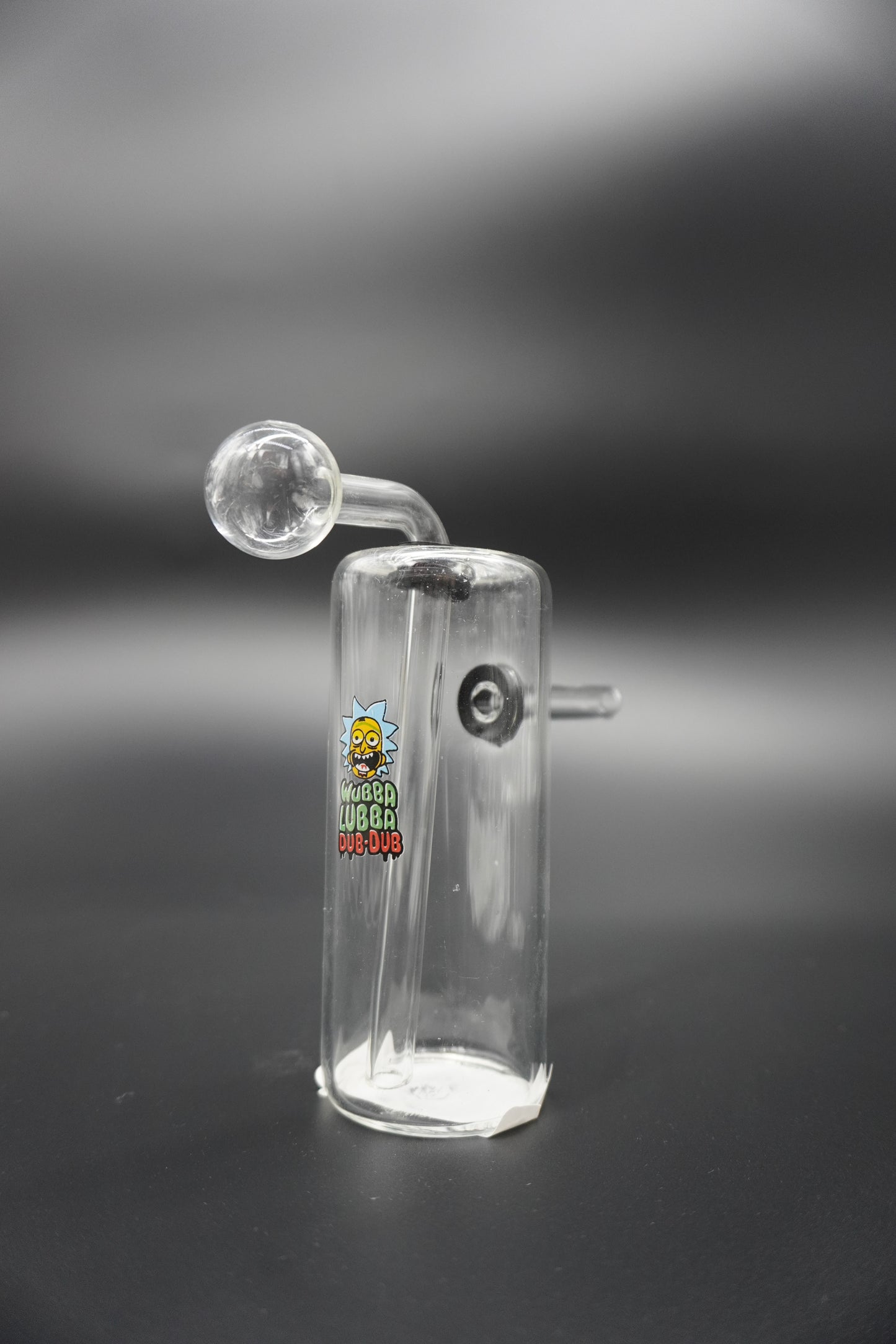 Clear Glass Cylinder Oil Burner Pipe