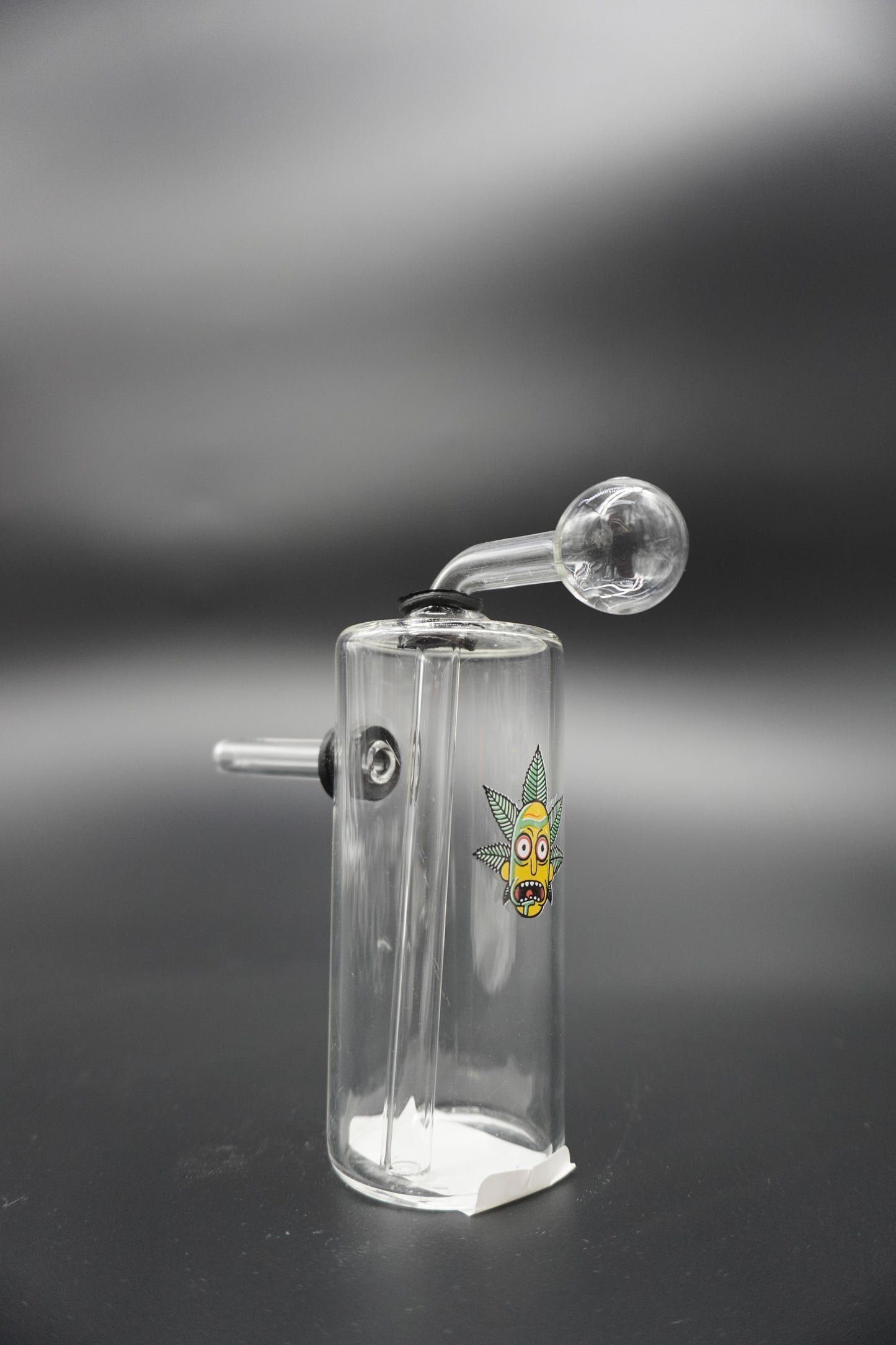 Clear Glass Cylinder Oil Burner Pipe