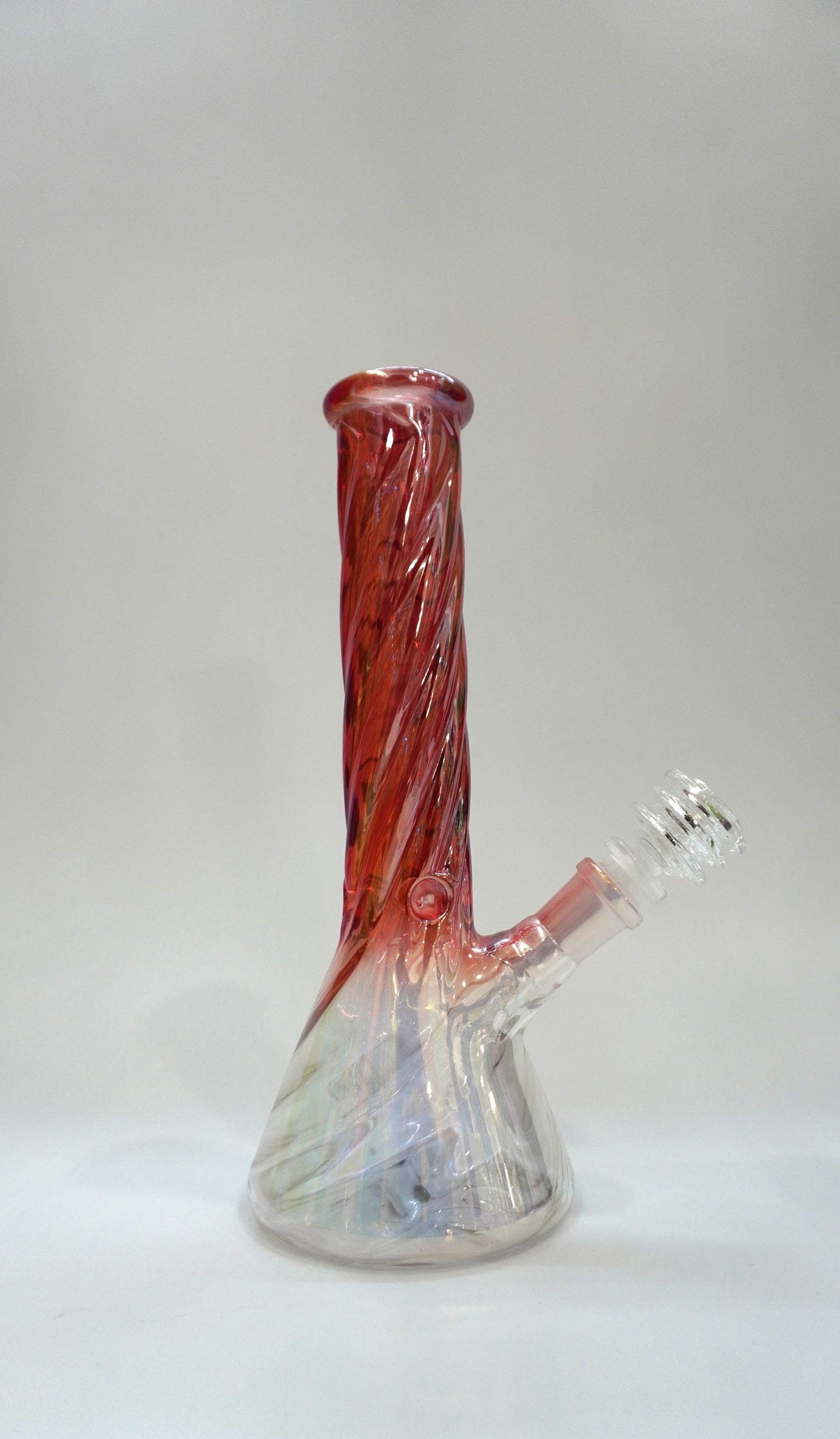 10” Twisted Electroplated Beaker Water Pipe Bong