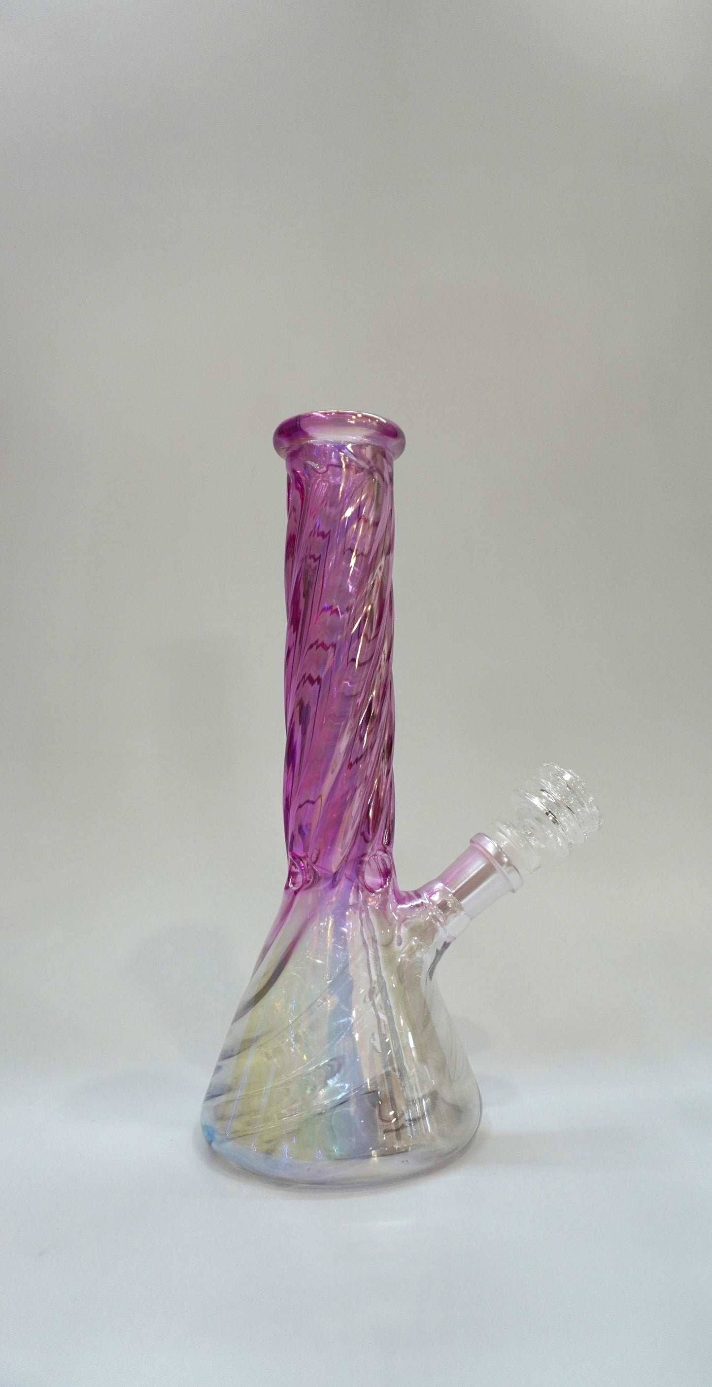 10” Twisted Electroplated Beaker Water Pipe Bong