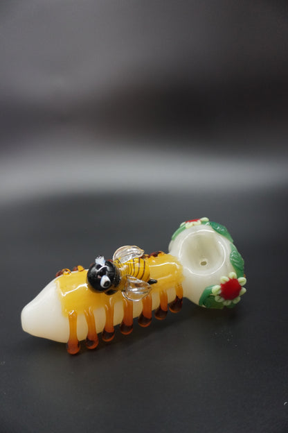 Honey Bee Glass Pipe