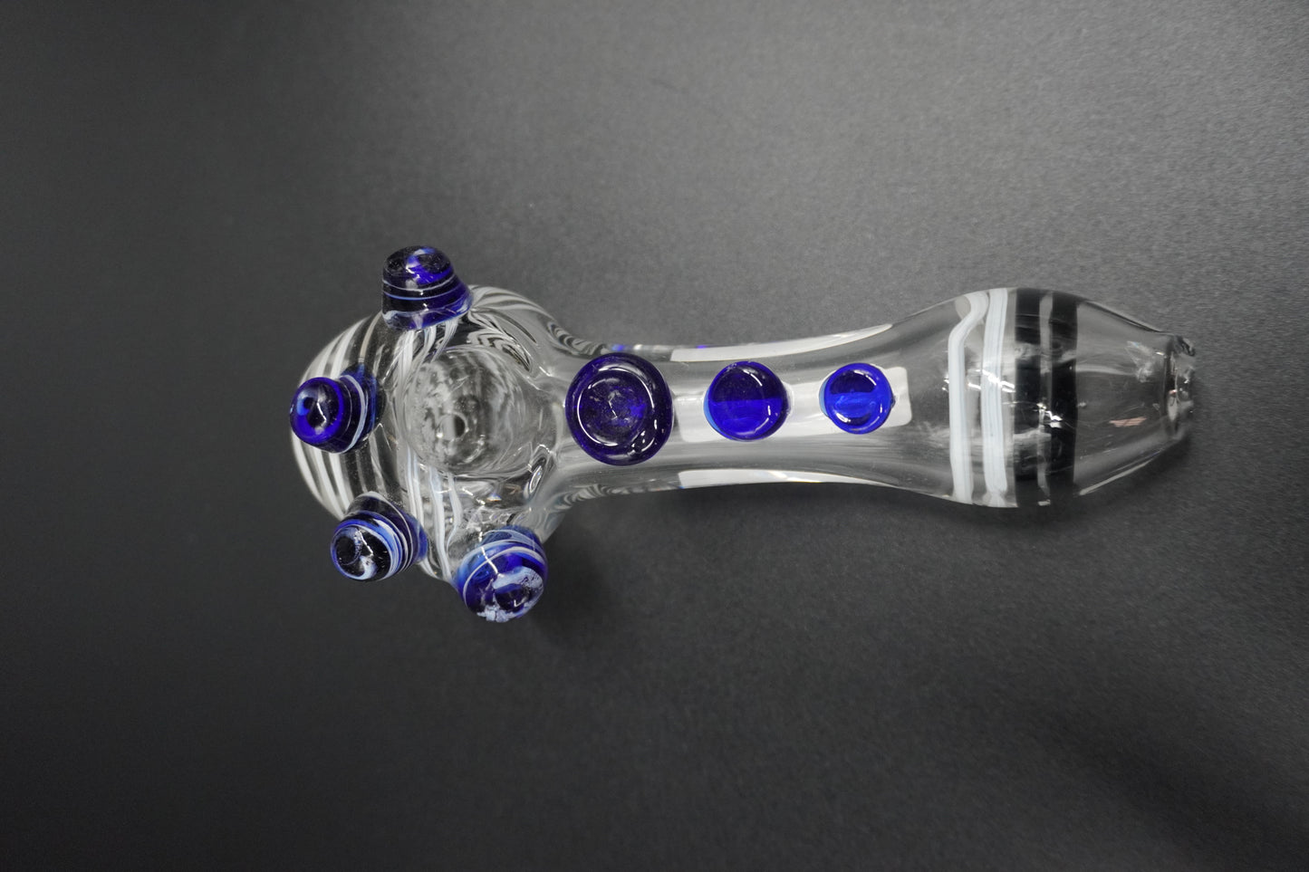 6 inches Clear Glass Pipe