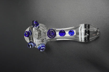 6 inches Clear Glass Pipe