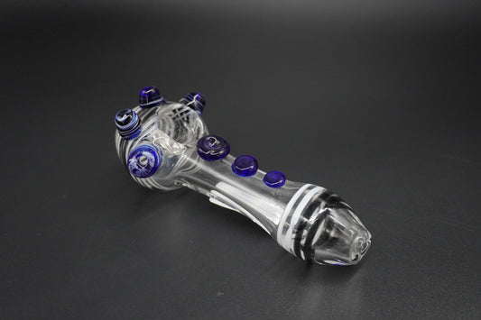 6 inches Clear Glass Pipe