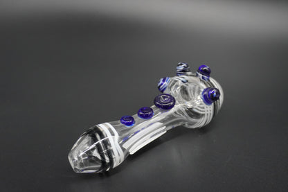 6 inches Clear Glass Pipe