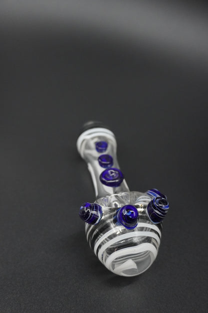 6 inches Clear Glass Pipe