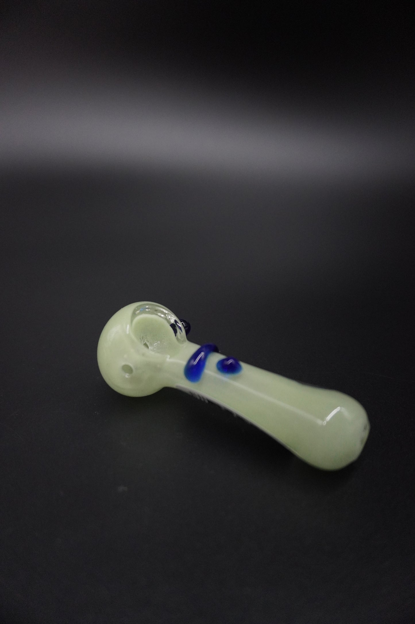 3 inches Green Glass Pipe