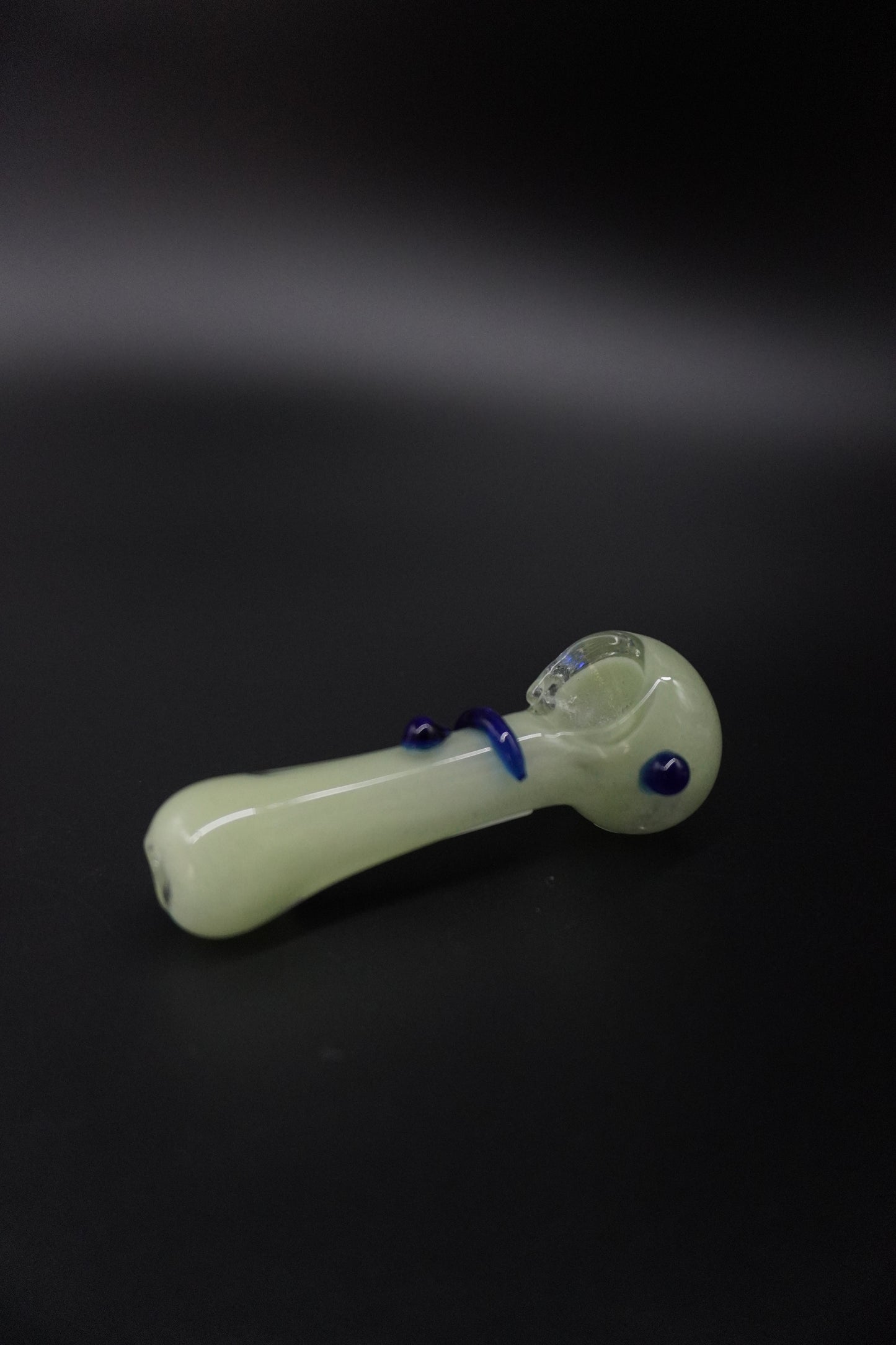 3 inches Green Glass Pipe