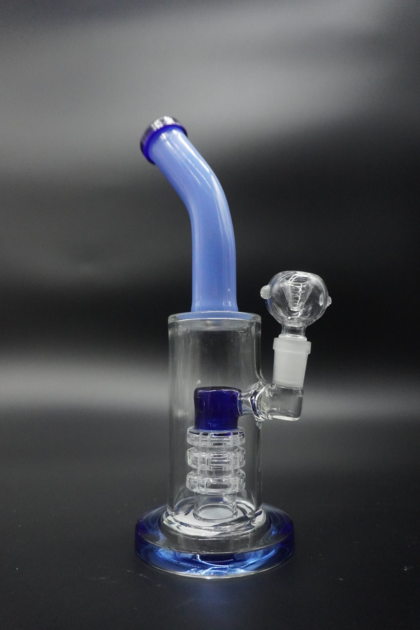 Bend Neck Slit Precolator Bong