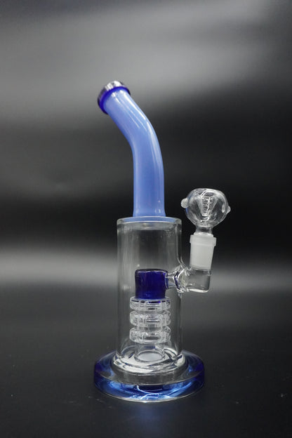 Bend Neck Slit Precolator Bong