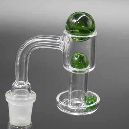 Quartz Banger with Marbel Cap Set