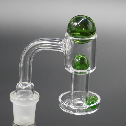 Quartz Banger with Marbel Cap Set