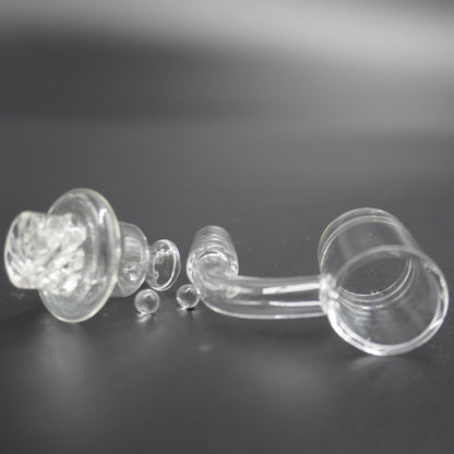 Quartz Banger Dab Nail with Spinning UFO Carb Cap 14mm