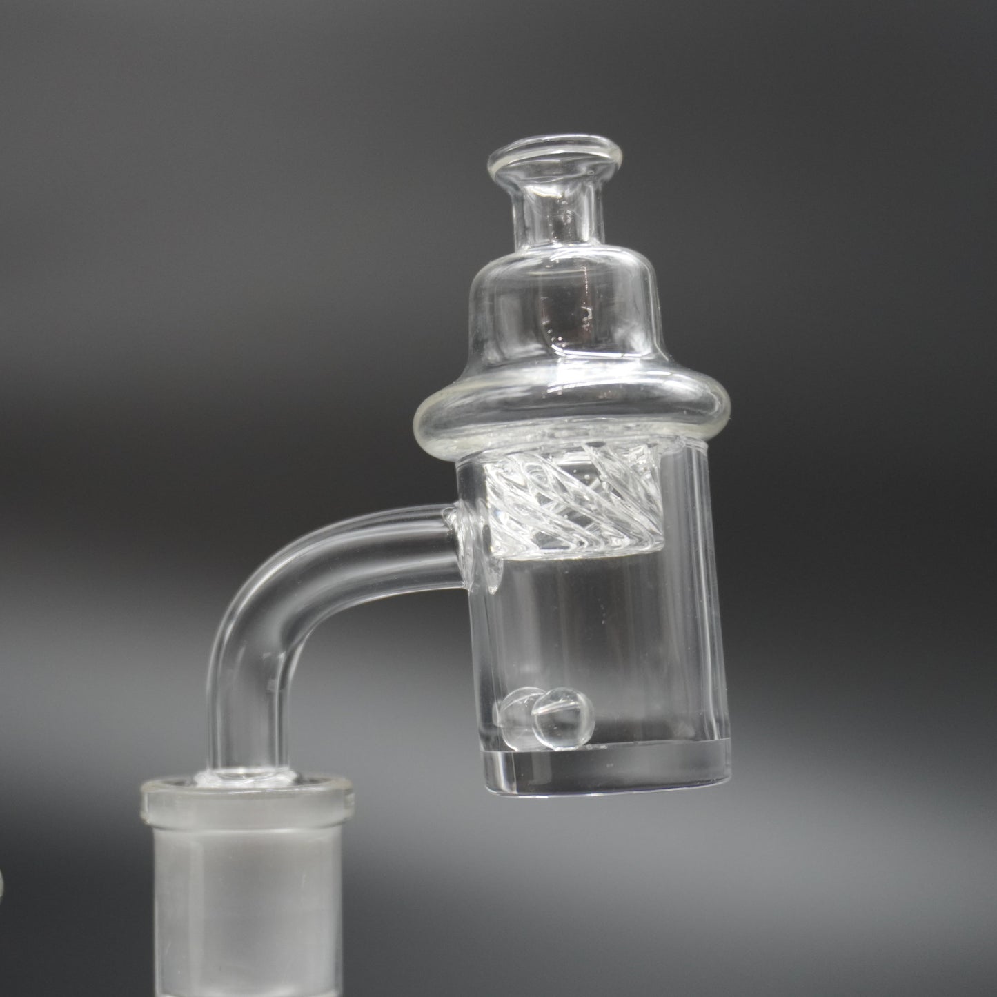 Quartz Banger Dab Nail with Spinning UFO Carb Cap 14mm