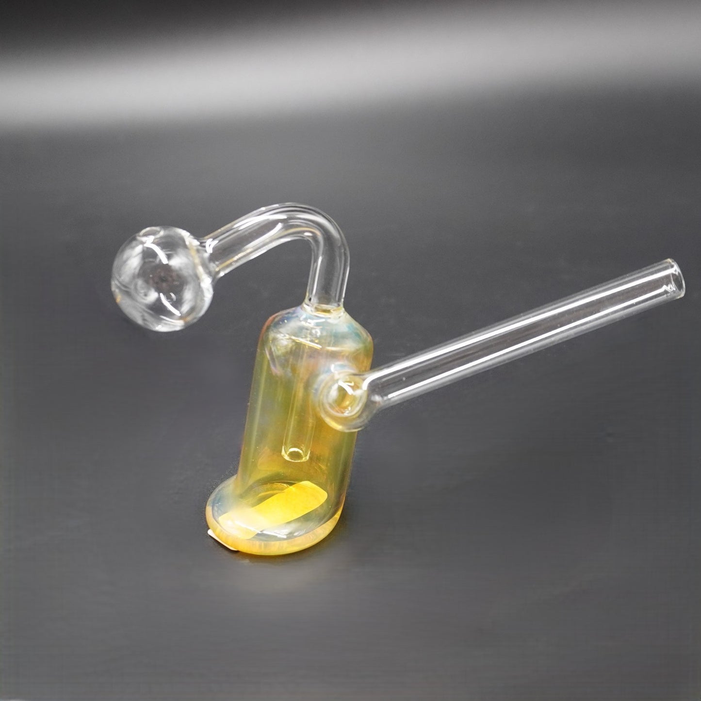 "The Gold Rush" Fumed Hammer Bubbler