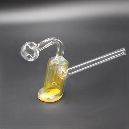 "The Gold Rush" Fumed Hammer Bubbler
