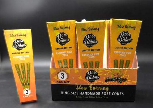 Rose Palms Sunset Rose – Limited Edition King Size Cones