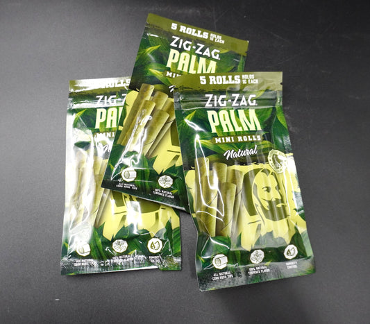 Zig-Zag Palm Mini Rolls - 5 Natural Rolls