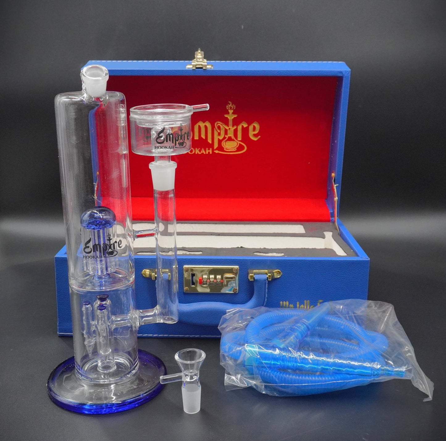Empire Dual Hookah & Water Pipe Jelly fish Edition
