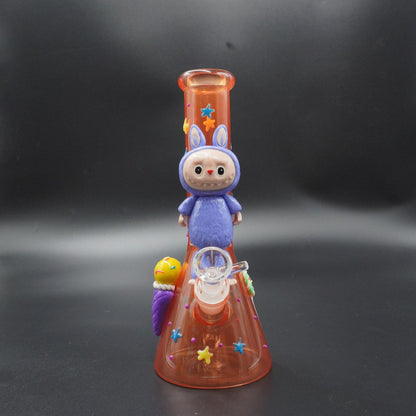 Whimsical Labubu-Style Character Glass Bong
