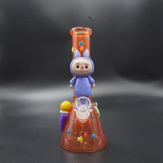 Whimsical Labubu-Style Character Glass Bong