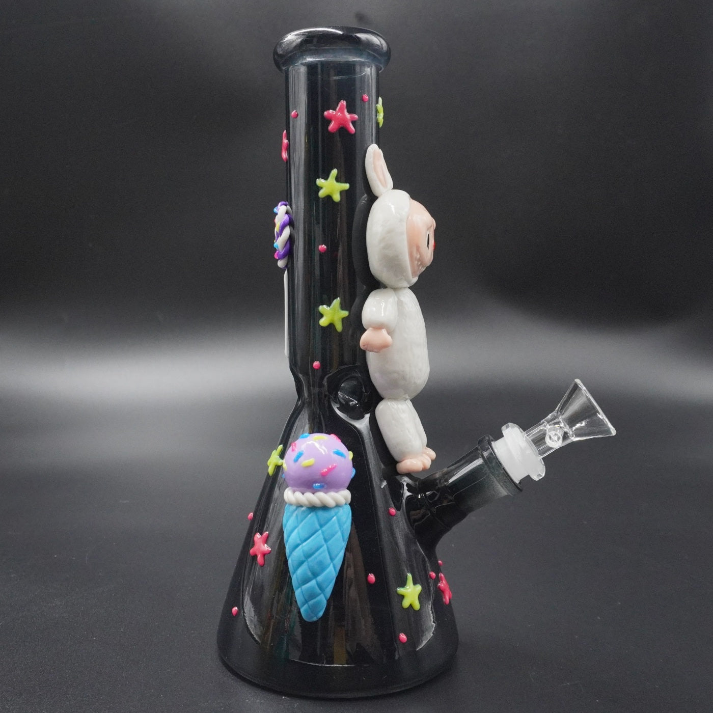 Whimsical Labubu-Style Character Glass Bong