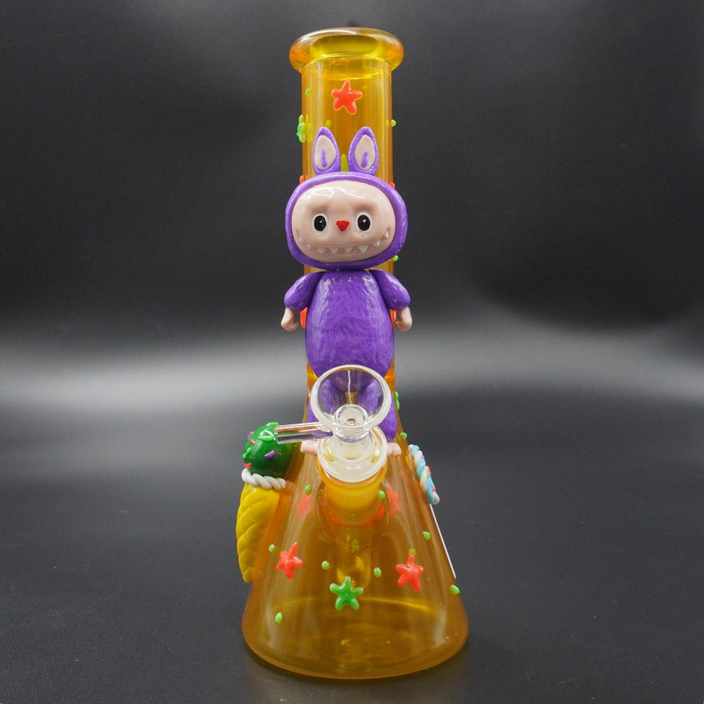 Whimsical Labubu-Style Character Glass Bong