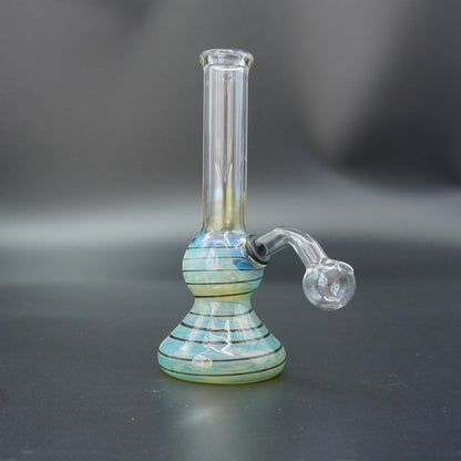 Fumed Swirl Glass Oil Burner
