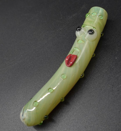 Pickle Shaped Chillum Pipe