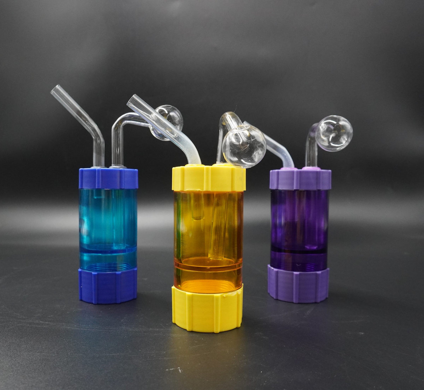 Acrylic Oil Burner with Stash Can