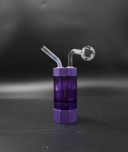 Acrylic Oil Burner with Stash Can