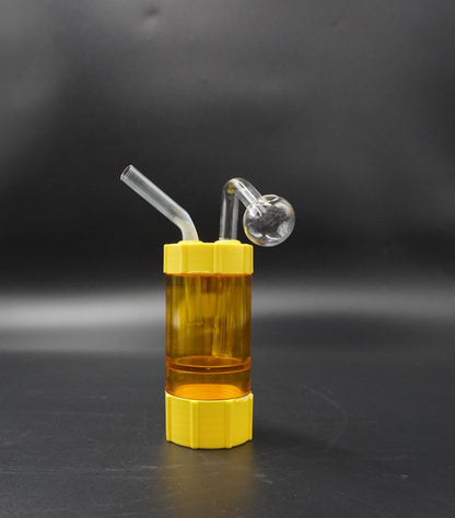 Acrylic Oil Burner with Stash Can