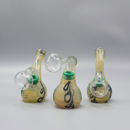 Mini Fumed Glass Bubbler